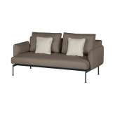 Barlow Tyrie Layout Double Seat - Double seat and back with Low Arms (Forge Grey Frame)