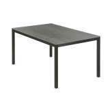 Barlow Tyrie Equinox Table 150 Rectangular (powder coated) (Graphite Frame - Dusk Ceramic)