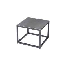 Barlow Tyrie Equinox Low Table 50 Square (Graphite Frame - Dusk Ceramic)