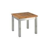 Barlow Tyrie Equinox Low Table 44 Square with Teak top