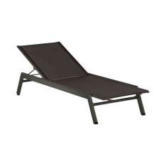 Barlow Tyrie Equinox Lounger (powder coated) (Graphite Frame - Carbon Sunbrella® Sling)