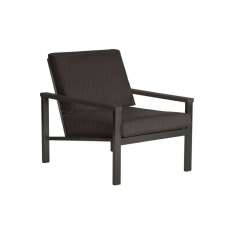 Barlow Tyrie Equinox Deep Seating Armchair (powder coated) (Graphite - Carbon Sunbrella® Webbing)
