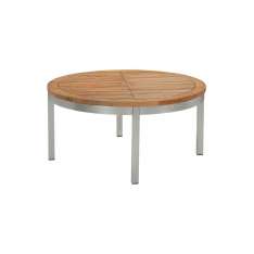 Barlow Tyrie Equinox Conversation Table 100 Ø Circular with Teak top