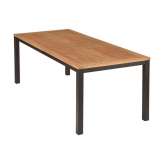Barlow Tyrie Aura Table 200 (Teak Top and Graphite Frame)