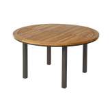 Barlow Tyrie Aura Table 140 Ø Circular (Teak Top and Graphite Frame)