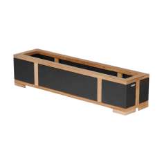 Barlow Tyrie Aura Planter Stand 28 X 100 with teak edging