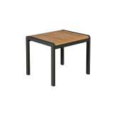 Barlow Tyrie Aura Low Table 50 (Teak Top and Graphite Frame)