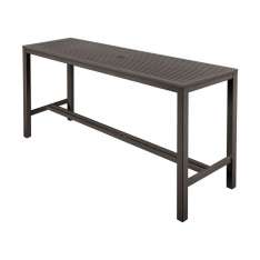 Barlow Tyrie Aura High Dining Aluminium Table 200 Rectangular (Graphite Top and Frame)