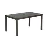 Barlow Tyrie Aura Aluminium Table 150 Rectangular (Graphite Top and Frame)