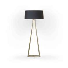 BALADA & CO. No. 47 Floor Lamp Matt Collection - Deep Black - Brass