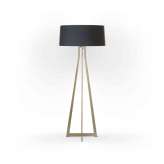 BALADA & CO. No. 47 Floor Lamp Matt Collection - Deep Black - Brass