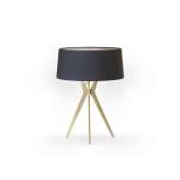 BALADA & CO. No. 43 Table Lamp Matt Collection - Deep Black - Brass