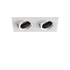 Astro Lighting Pinhole Square Twin Adjustable | Matt White