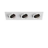 Astro Lighting Pinhole Square Triple Adjustable | Matt White