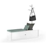 Assmann Büromöbel Syneo Part Sliding door cabinet with wardrobe element