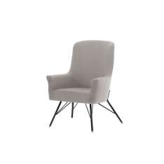 Assmann Büromöbel Lucca 4-leg armchair, metal, without headrest