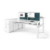 Assmann Büromöbel Canvaro Compact double workstation
