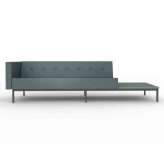 Artifort 070 | 2-seater sofa with armrest and with table left when seated 269 x 73 cm