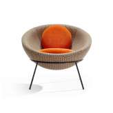 Arper Bardi's Bowl Chair | Eureka (Rubelli)