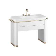Armani Roca FURNITURE | Vanity unit with washbasin | Off White