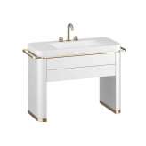 Armani Roca FURNITURE | Vanity unit with washbasin | Off White