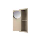 Armani Roca FURNITURE | Built-in cabinet with magnifying mirror | Greige