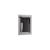 Armani Roca FURNITURE | Built-in cabinet for retractable shower jet for intimate hygiene or toilet-jet for WC cleaning. | Silver