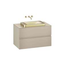 Armani Roca FURNITURE | 1000 mm wall-hung furniture for over countertop washbasins and wall-mounted basin mixers | Greige