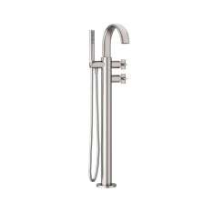 Armani Roca FAUCETS | Floorstanding thermostatic bath-shower mixer | Brushed Steel