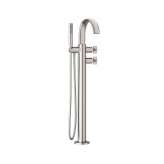 Armani Roca FAUCETS | Floorstanding thermostatic bath-shower mixer | Brushed Steel