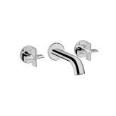 Armani Roca FAUCETS | 3-hole built-in basin mixer with 180 mm spout | Chrome