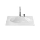Armani Roca BASINS | Coutertop Washbasin 650 mm | Glossy White