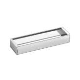 Armani Roca ACCESSORIES | Profile shelf 394 x 120 mm | Chrome