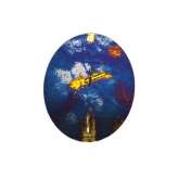 Antique Mirror Clocks | Oval clock