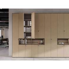 ALEA Quattro wall storage with display nieches