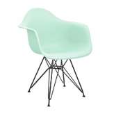 Podstawa Fotel Dar Black pastelowa Mięta. 14 - polipropylen | czarna