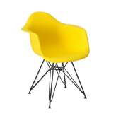 Podstawa Fotel Dar Black słoneczny żółty. 09 - polipropylen | czarna