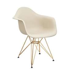 Podstawa Fotel Dar Gold beżowy. 18 - polipropylen | złota