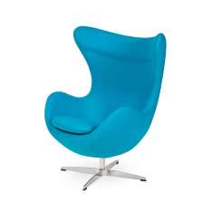 Podstawa aluminiowa Fotel Egg Classic jasny Turkus 43 - wełna |