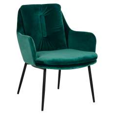 Podstawa Fotel Grant Lounge zielony - welur | czarno - Złota