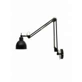 Kinkiet Frandsen Job czarny - regulowane Ramię