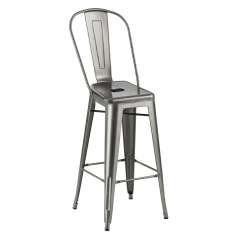 Hoker Tower Back (Paris Back) 66 cm metaliczne - metal