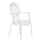 Krzesło King Arm transparentne - poliwęglan