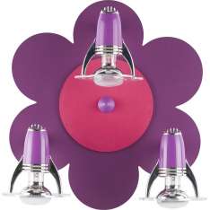 Lampa sufitowa Lili III fioletowa 1733