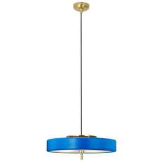 Lampa wisząca Arte niebieska - aluminium | metal