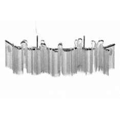 Lampa wisząca Atlanta 146 - aluminium | stal