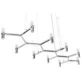 Lampa wisząca Atomic Long chrom