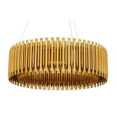 Lampa wisząca Galliano ciemne złoto - aluminium | stal Węglowa