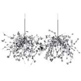 Lampa wisząca Monete chromowana - metal