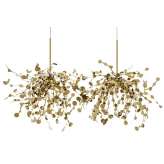 Lampa wisząca Monete złota - metal